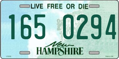 NH license plate 1650294
