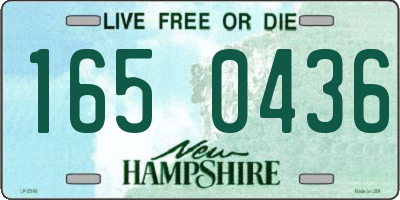 NH license plate 1650436