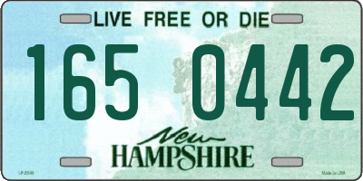 NH license plate 1650442