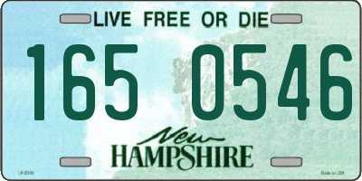 NH license plate 1650546