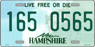 NH license plate 1650565