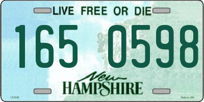 NH license plate 1650598