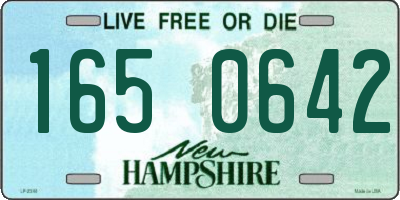 NH license plate 1650642