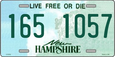 NH license plate 1651057