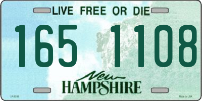 NH license plate 1651108