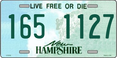 NH license plate 1651127