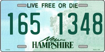 NH license plate 1651348