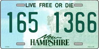 NH license plate 1651366