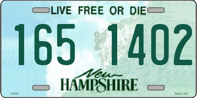 NH license plate 1651402