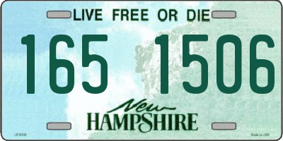 NH license plate 1651506