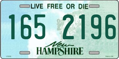 NH license plate 1652196