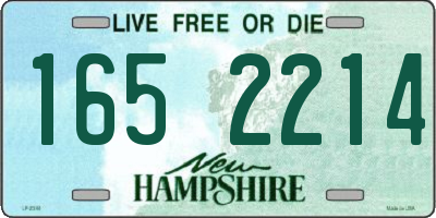 NH license plate 1652214
