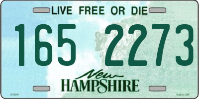 NH license plate 1652273