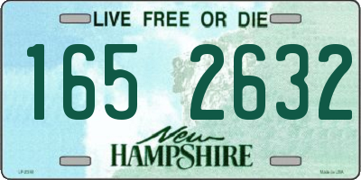 NH license plate 1652632