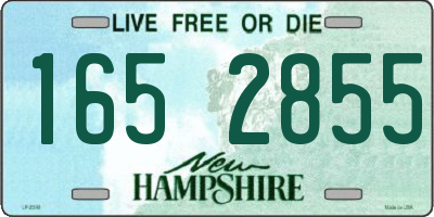 NH license plate 1652855