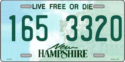 NH license plate 1653320