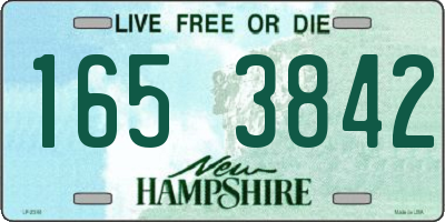 NH license plate 1653842