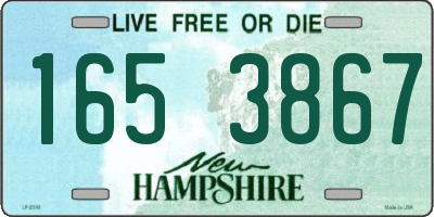NH license plate 1653867