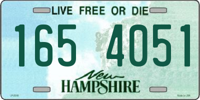 NH license plate 1654051