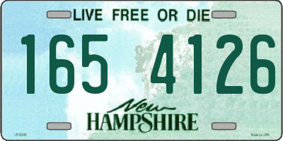 NH license plate 1654126