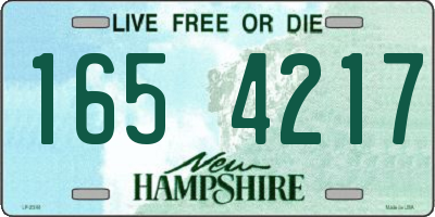 NH license plate 1654217