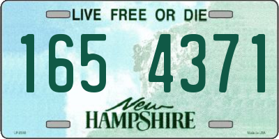NH license plate 1654371