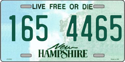 NH license plate 1654465
