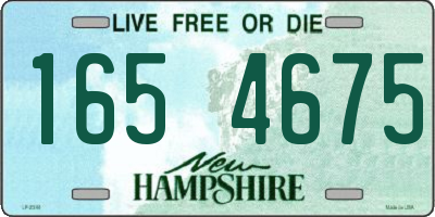 NH license plate 1654675