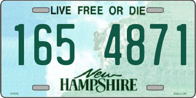 NH license plate 1654871