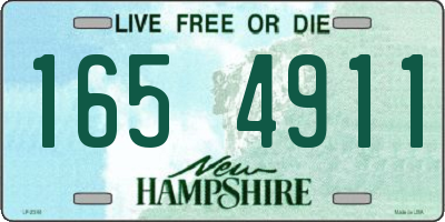 NH license plate 1654911