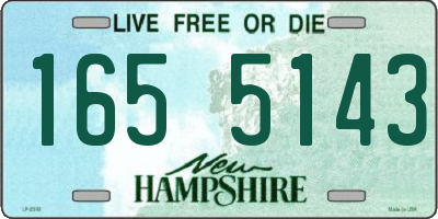 NH license plate 1655143