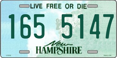NH license plate 1655147