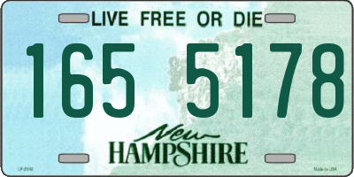 NH license plate 1655178