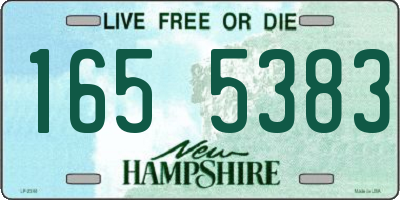 NH license plate 1655383
