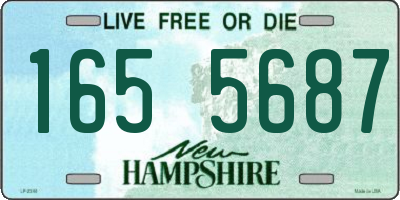 NH license plate 1655687