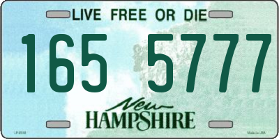 NH license plate 1655777