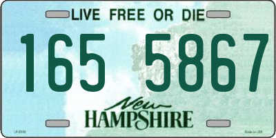 NH license plate 1655867