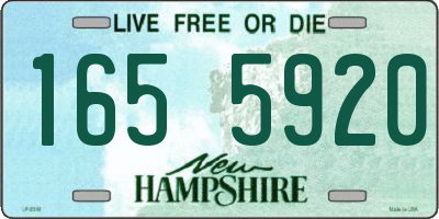 NH license plate 1655920