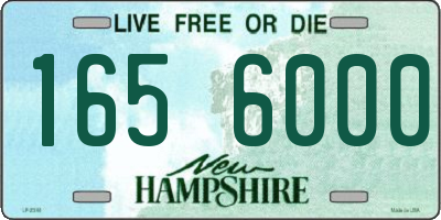 NH license plate 1656000