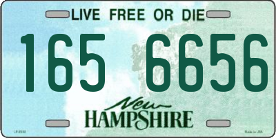 NH license plate 1656656