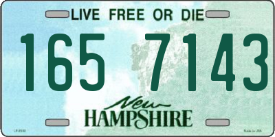 NH license plate 1657143