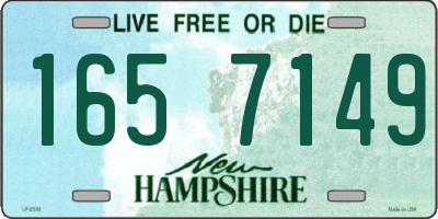 NH license plate 1657149