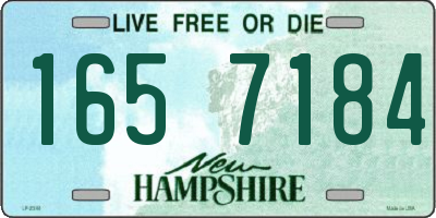 NH license plate 1657184