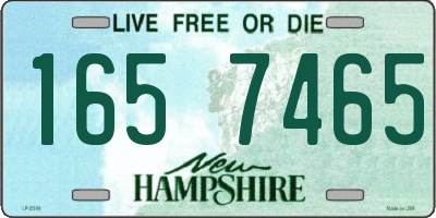 NH license plate 1657465