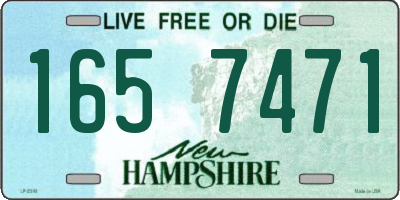 NH license plate 1657471