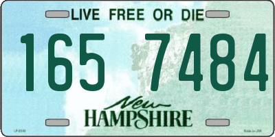 NH license plate 1657484