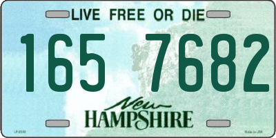NH license plate 1657682
