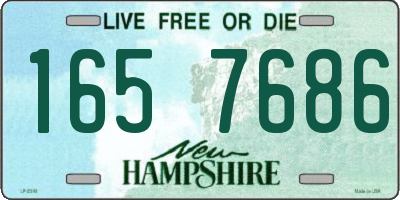 NH license plate 1657686
