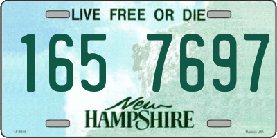 NH license plate 1657697