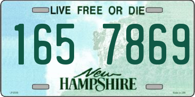 NH license plate 1657869